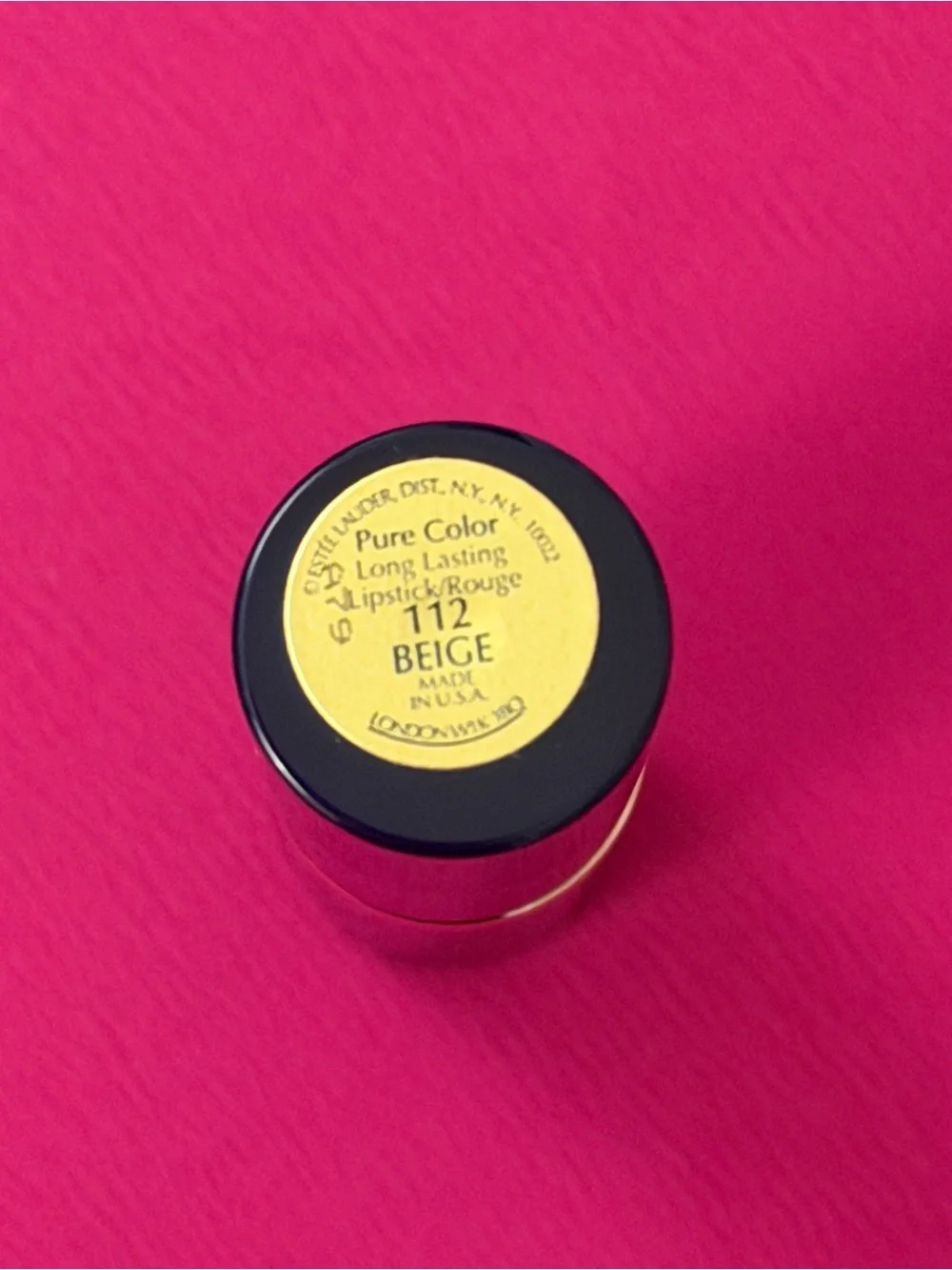 Estee Lauder #112 Beige Color Pure Color Long lasting Lipstick New in tube!